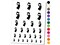 New Jersey State with Heart Temporary Tattoo Water Resistant Fake Body Art Set Collection